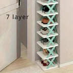 Multi-layer shoe organizer for space-saving storage