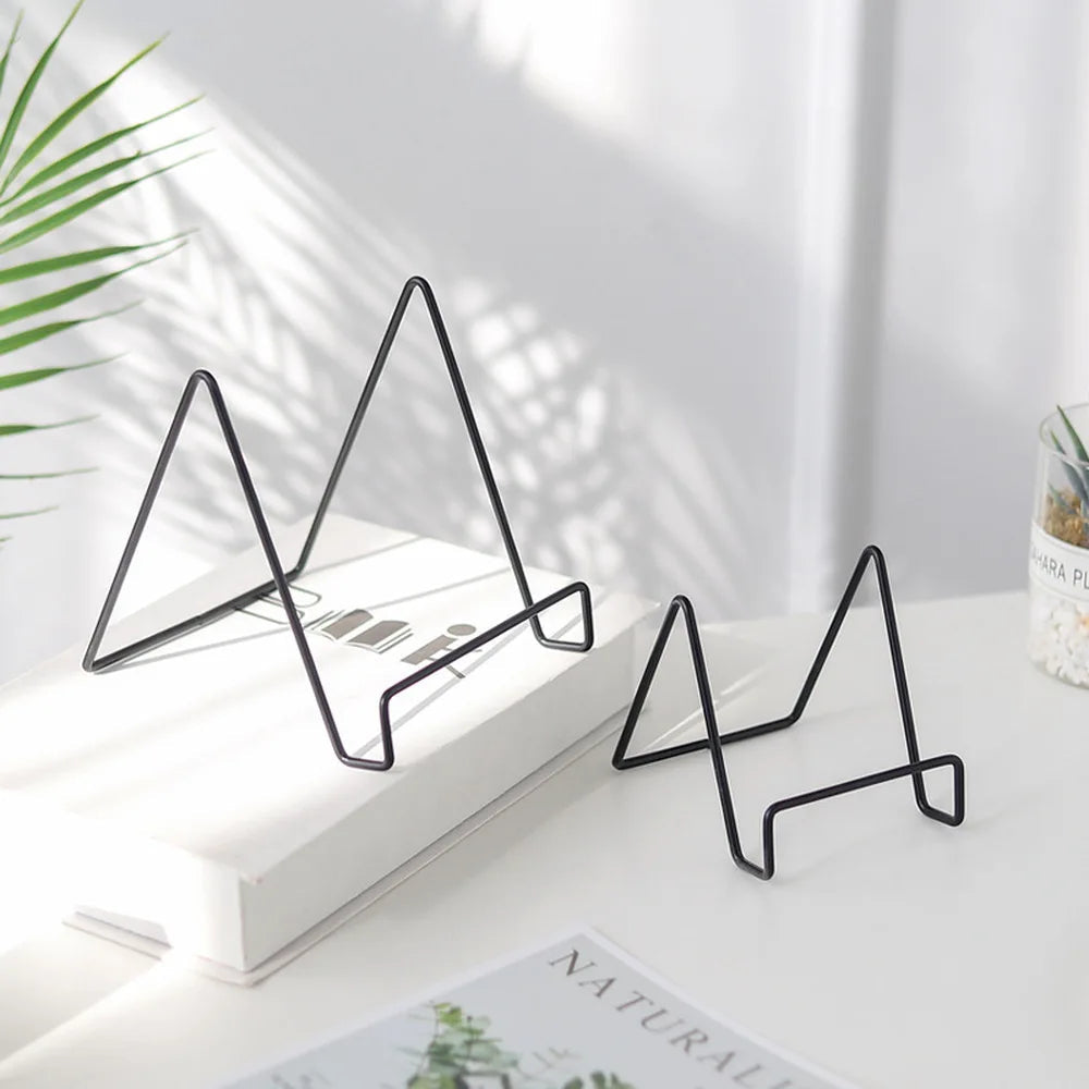 Iron Art Multi-Use Display Stand: Versatile magazine, dish, picture, and photo album stand for home decor