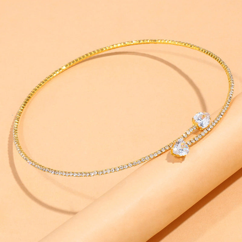 Radiant Choker Necklace with Beautiful Stones | Unique Accessory!