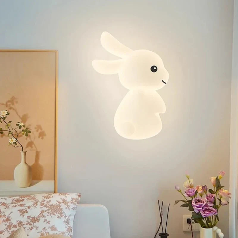 RabbitGlow Lamp - Playful LED Children's Wall Lamp