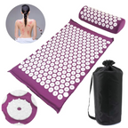 Acupressure Massage Mat and Pillow Set for Back and Body Relief