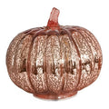 Aurelia Glow Glass Pumpkin Decoration | Starry Sky Design | LED & Timer Function | Autumn & Halloween