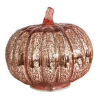 Aurelia Glow Glass Pumpkin Decoration | Starry Sky Design | LED & Timer Function | Autumn & Halloween
