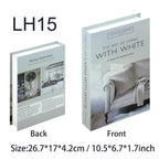 NordicTome Decorative Books | Luxury Decoration & Storage Box | 26.7×17.5×4.2 cm | Coffee Table Accessory in Book Design