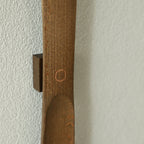 Wood long handle magnetic shoehorn