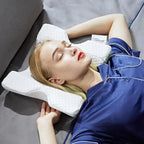 Curved Orthopedic Memory Foam Pillow