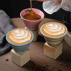 Japanese coffee cup with saucer, 1 piece, retro ceramic tea cup, mug, latte, espresso, pull0, flower cappuccino, new ceramic cup, 100 ml/3.5 oz