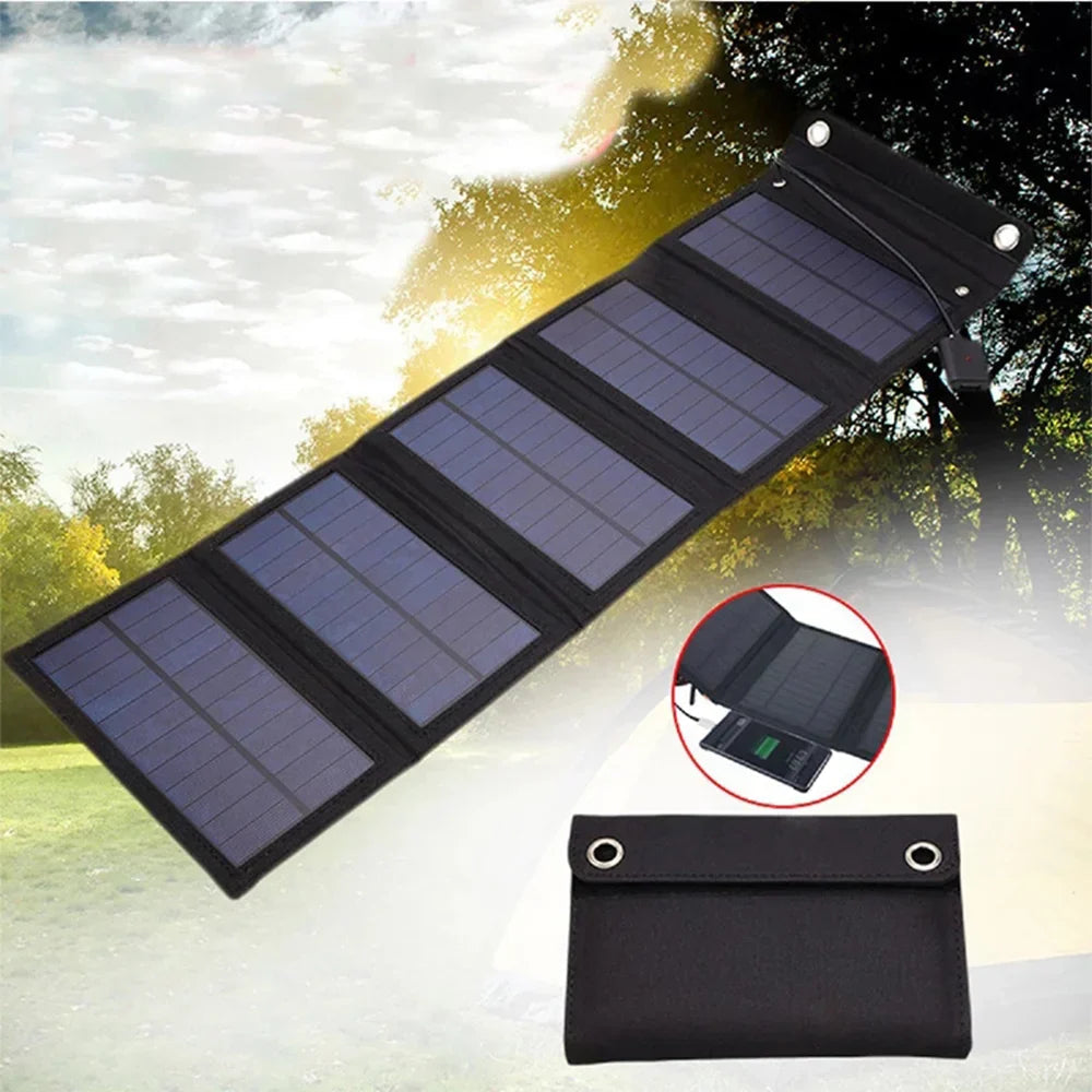 Solariq FoldPanel 30 | Foldable Solar Panel | 30W USB | Waterproof & Mobile
