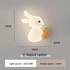 RabbitGlow Lamp - Playful LED Children's Wall Lamp
