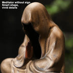 Meditative Monk Incense Holder