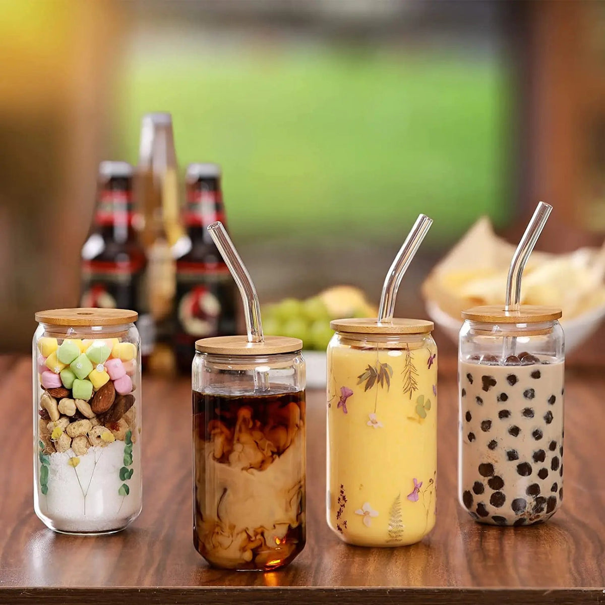 Bamboo To-Go Glass