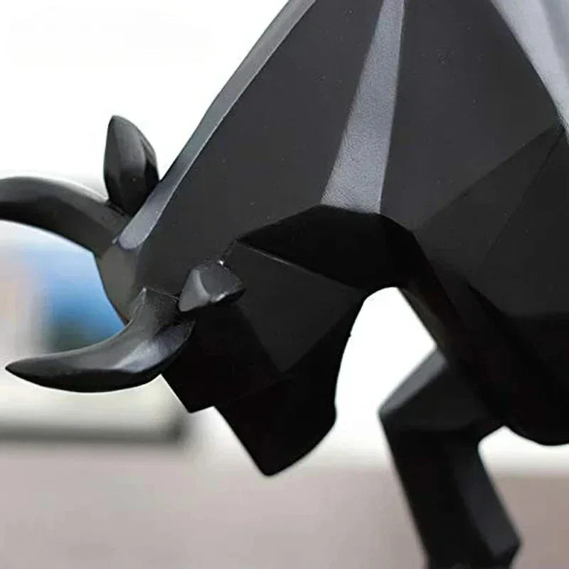 ToroArte Bull Sculpture | Nordic Design | Resin Figure Modern | 35 cm / 26 cm