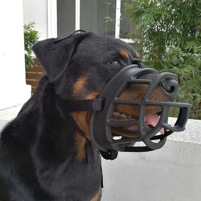 Adjustable Silicone Dog Muzzle | Anti-Bite, Training & Barking Control