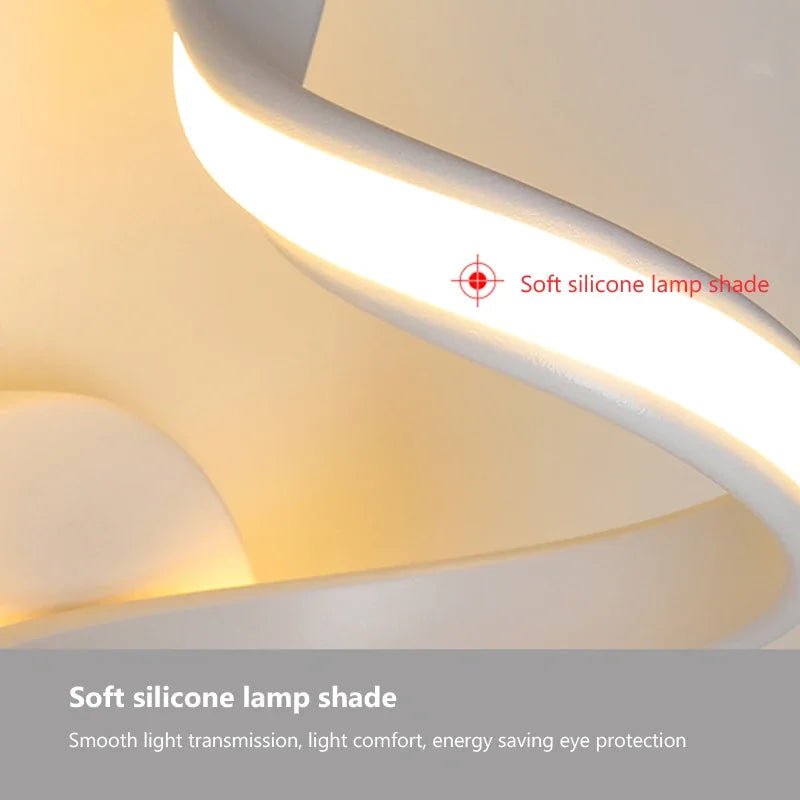 LED Wall Lamp NordLED Wall Light | Nordic Spiral Design | Modern & Energy Saving | For Bedroom, Corridor & Living Room Spiral Sconce Light For Stairs Bedroom Bedside Study Hallway Background Indoor Decor Wall Lighting Fixtures