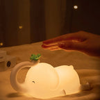 LumiDum LED Night Light | Soft Silicone | 3 Brightness Levels | Portable & Rechargeable | 17.7 × 9.1 cm