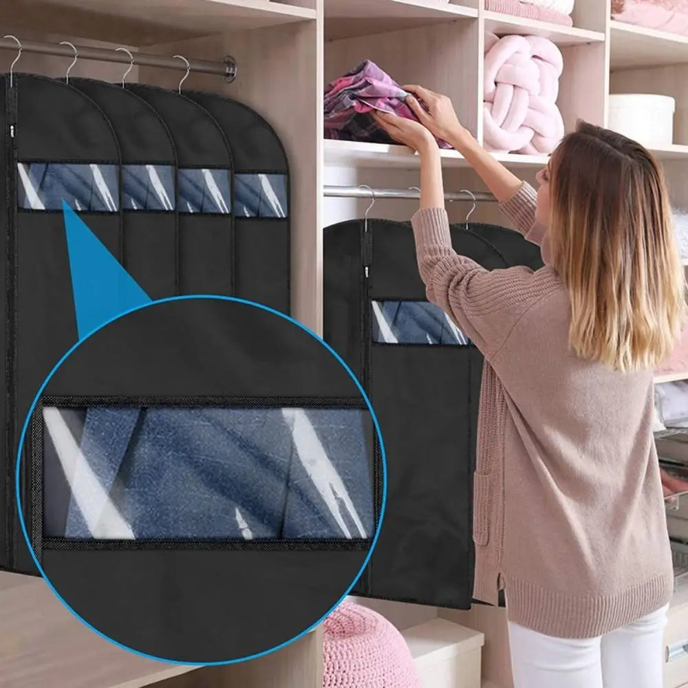 GARMENTA Premium Dress Protection Cover | Dust & Waterproof | With Viewing Window | 3 Sizes