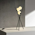 LunaGlow 3D Moon Floor Lamp modern design with tripod LED!