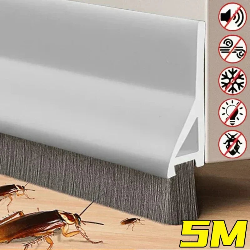 ThermaSeal Door Bottom Seal | TPE | Draft & Sound Protection | 2 cm x 1 m