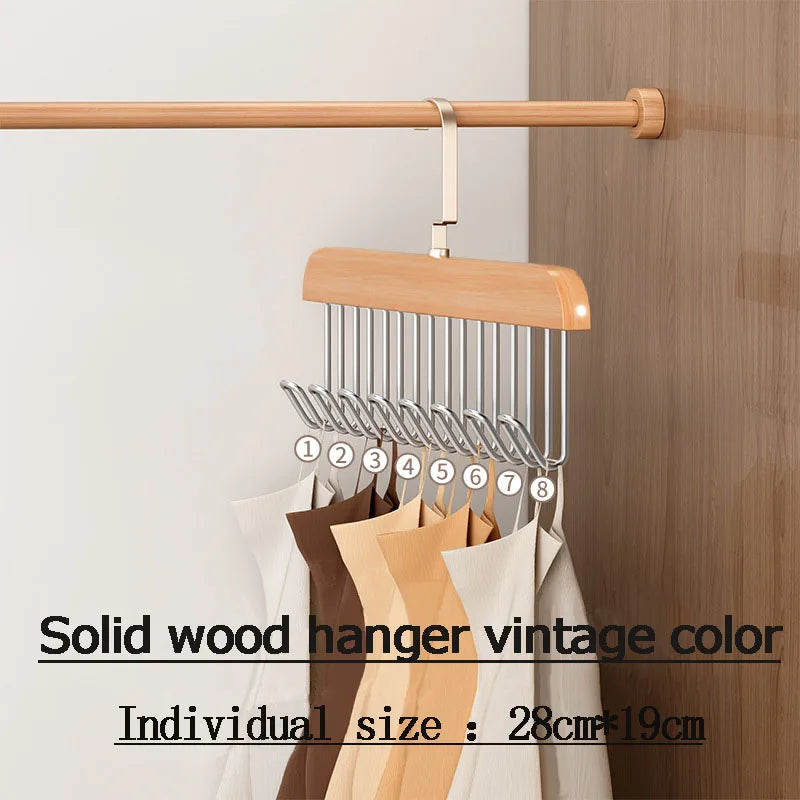 Multi-Hook Space Saver Clothes Organizer Rack