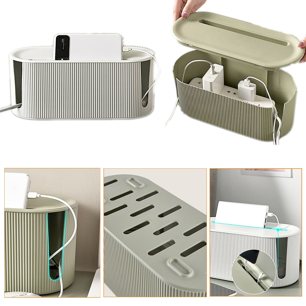 Design Storage Box | Organizer for cables, adapters, and power strips