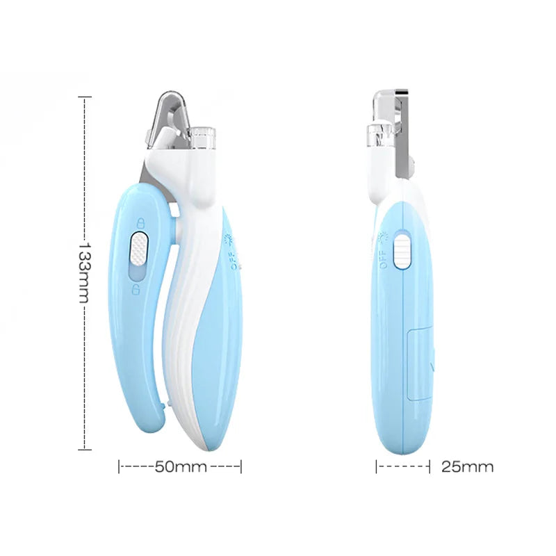 Claw cutter with LED light & safety lock