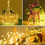 LED Fairy Lights LumiCord | USB & Remote Control | 8 Modes | Warm White | IP65 Waterproof | Copper Wire | 5–30 m