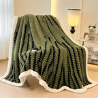 Velvory | Extra Thick Cozy Blanket | Super Soft Flannel & Velvet Blanket | Skin Friendly, Fluffy & Warming | Luxury Blanket for Bed, Sofa & Travel