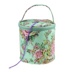 Wollina Yarn Bag | Cylindrical Wool Pouch made of Polyester | Compact & Portable | For Crochet & Knitting Accessories