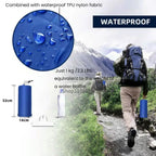 TrekBreeze Camping Sleeping Pad Self-Inflating | 12 cm Thick | With Foot Pump & Connectable | Ultralight & Waterproof