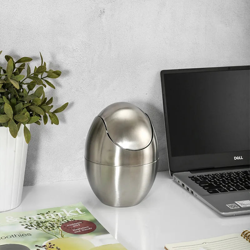 LuxBin Mini Trash Can made of Stainless Steel