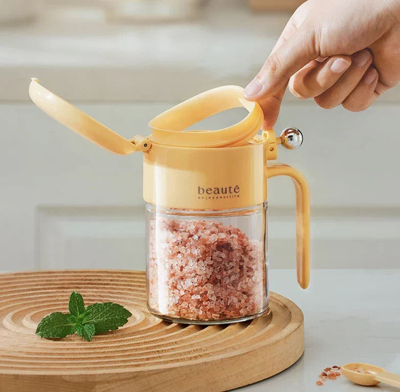 Moisture Block Glass Seasoning Jar