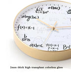 ChalkBoard Clock - Mathematical Formulas Wall Decoration