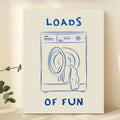 Loads of Fun Laundry Room Wall Art