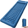 TrekBreeze Camping Sleeping Pad Self-Inflating | 12 cm Thick | With Foot Pump & Connectable | Ultralight & Waterproof