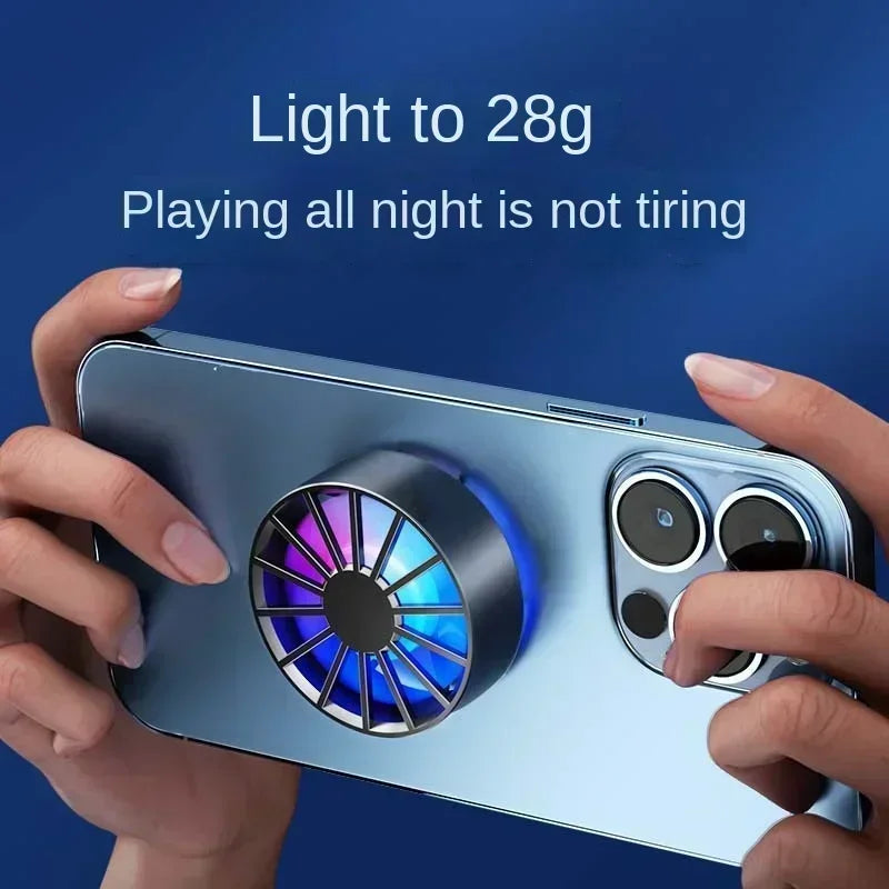 Coolivion Phone Cooler | RGB & Magnetic | Ultra Quiet Ventilation | For Mobile