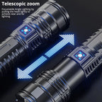 Rechargeable 10000 Lumen LED Torch 1+1 FREE – Striker