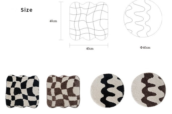Wavy Grid Seat Cushion