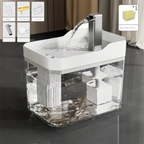 Automatic Cat Water Fountain with USB Pump and Multi-Stage Filtration