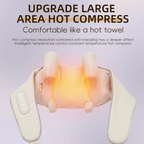 Wireless Neck and Shoulder Massager with Deep-Kneading for Back and Cervical Relief