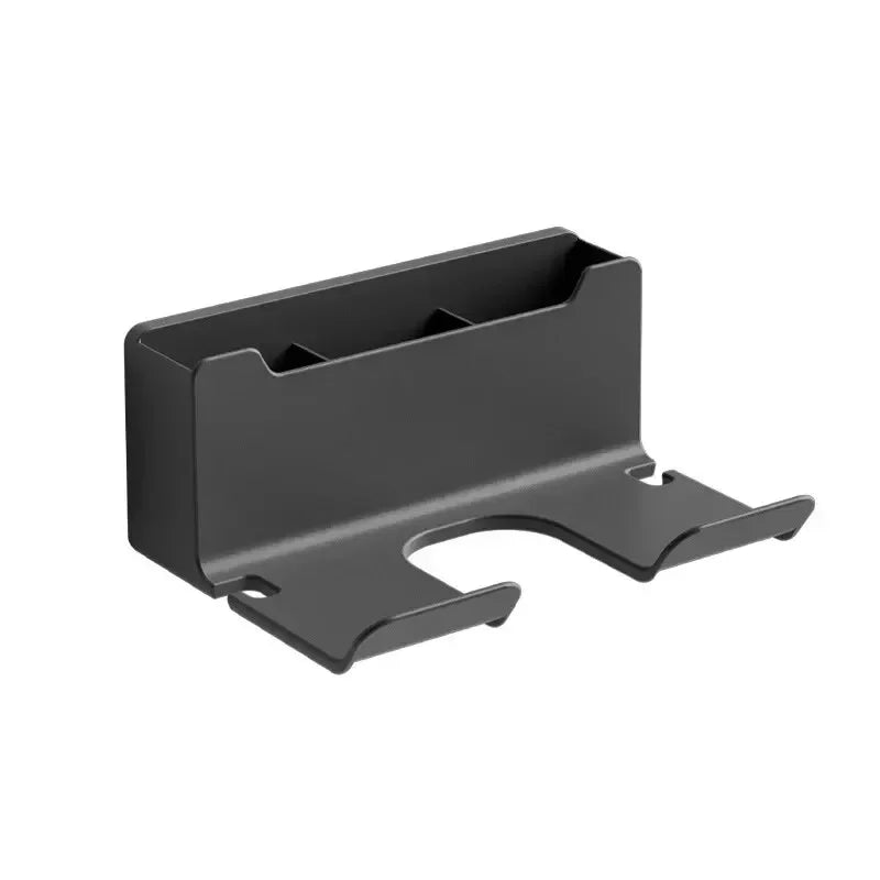 Multifunctional Hair Dryer Holder – Wall Mount | No Drilling | ABS Plastic