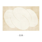 Plush Area Rug with Non-Slip Backing for Bedroom or Living Room