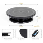 CakeMagic Turntable | 360° rotatable | Food safe | 28×28×6.4 cm