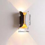 Modern Dual-Tone LED Wall Lamp – Waterproof & Minimalist for Indoors & Outdoors