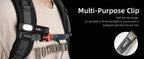 Magnetic LED Keychain Flashlight