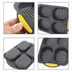Bunello Burger Mold | Silicone Baking Mold for Buns | Non-Stick & Heat Resistant | 6-Piece Mold