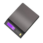 5 kg/0.1 g and 10 kg/1 g digital electronic kitchen scale, LCD display, fully waterproof stainless steel weighing tool for baking