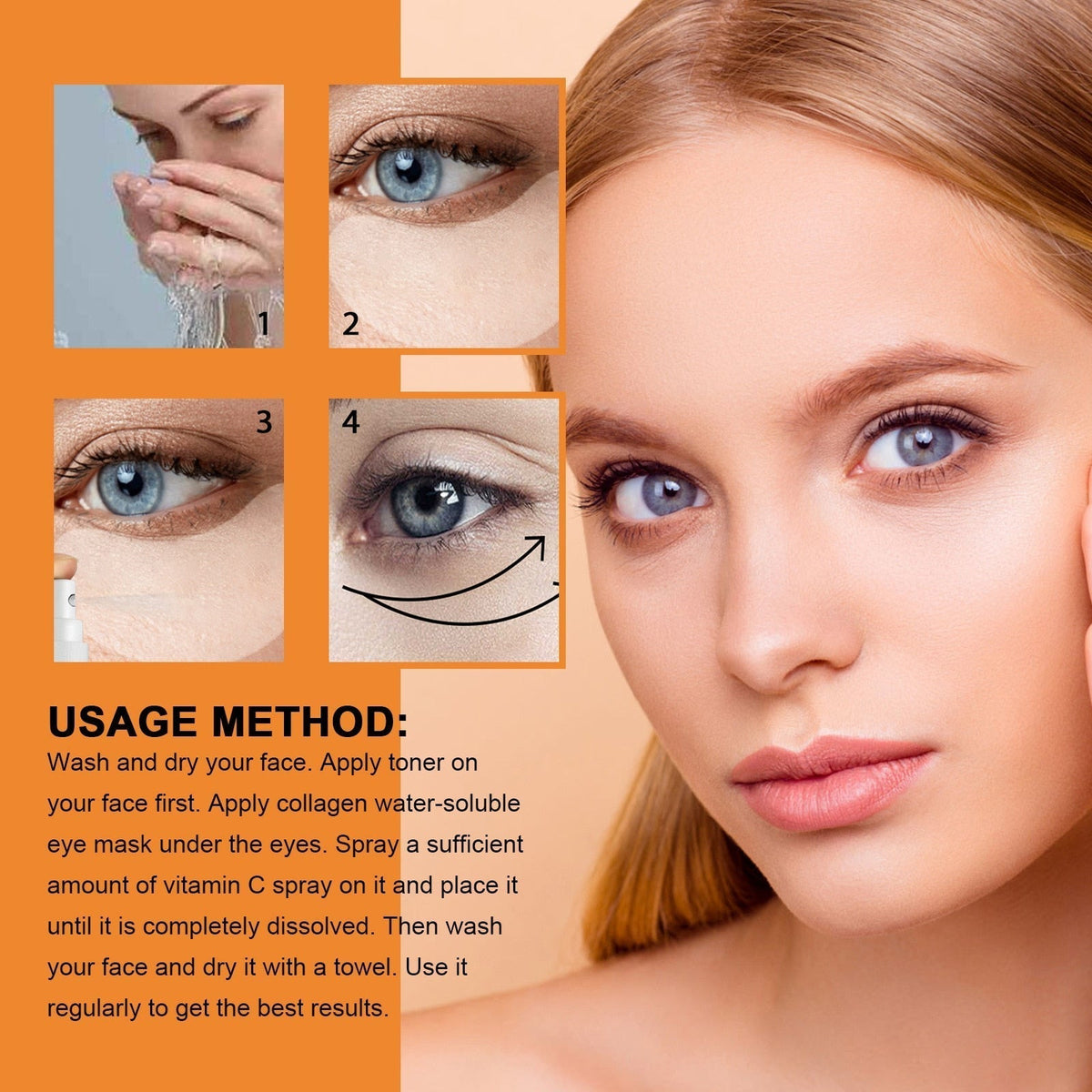 10 pieces collagen film mask