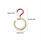 2pcs Rotating Multi-Hook Closet Organizer Hanger