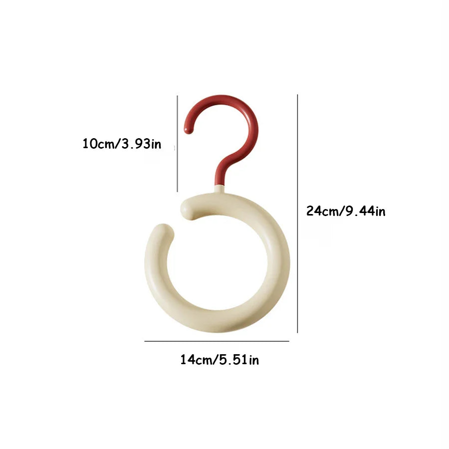 2pcs Rotating Multi-Hook Closet Organizer Hanger