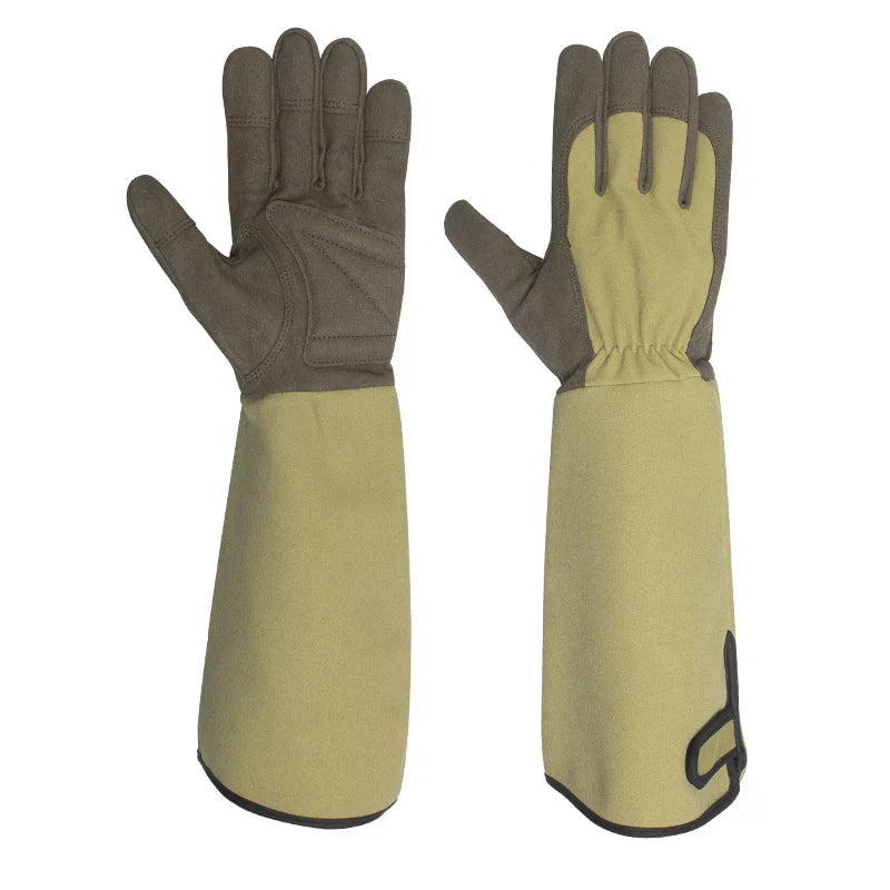 GardenGuard Thorn Gloves | Breathable & Durable Microfiber Leather | For Female Gardeners